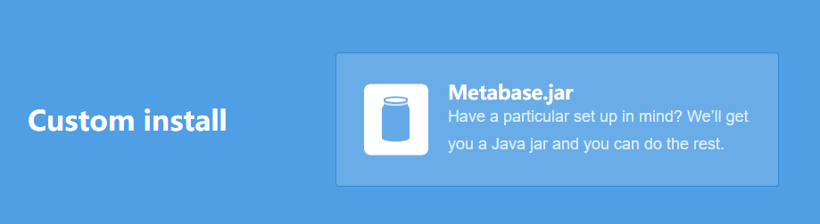 Metabase install