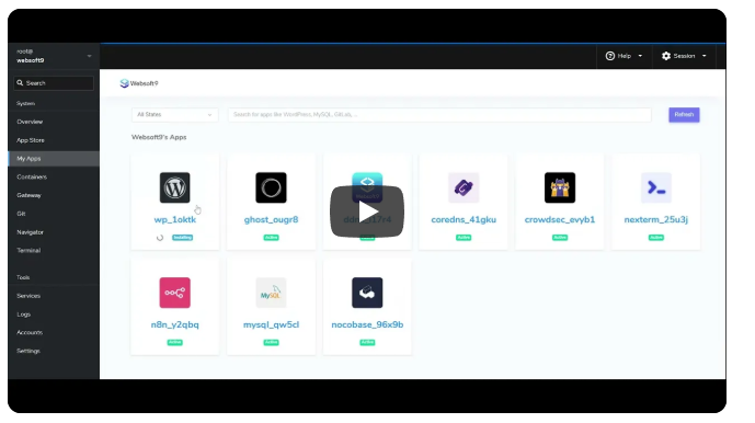 一个视频快速了解 Websoft9